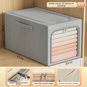 YIMUYI | Visible Window Anti-moisture Storage Box For Clothes Underwear