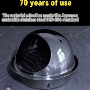 Stainless Steel 304 Vent Cap Exhaust cap Air Vent Duct hood Ventilation Exhaust pipe Cover