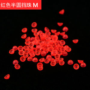 Lure Luminous Fishing Space Beam Blocking Beads Semicircle Cotton Thread Knot Blocking Beads Sea Fishing Rock Fishing Soft Blocking Beads Texas Fishing Set Luminous Beads