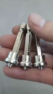 GOYES ดอกไขควงตำแหน่งแม่เหล็ก 6.35 มม. ชุดสกรูดาดฟ้า เรซิน แหวนดูดแม่เหล็กกันลื่น 5 ชิ้น/เซ็ต (50 มม. 3 ชิ้น 25 มม. 2 ชิ้น)