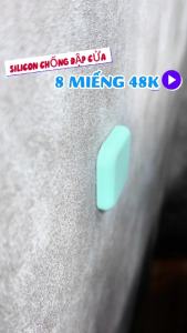 Combo 8 Miếng Dán Tường Silicon Chặn Cửa Chống Va Đập Living C Bảo Vệ Tường Nhà Bạn