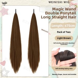 Magic Wand Curling Ponytail Braid Natural Hair Extension
