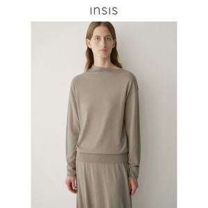 INSIS FEMME | Wool Silk Simple Style Knit Sweater