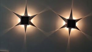 KKSKY LED Solar Outdoor Wall Light: Enhance Courtyard Landscape Decoration