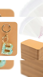 จัดส่งรวดเร็ว แพค50ชิ้น การ์ดโชว์พวงกุญแจ กระดาษแข็ง การ์ดแสดงเครื่องประดับ สร้อยคอ อเนกประสงค์ 3สีให้เลือก