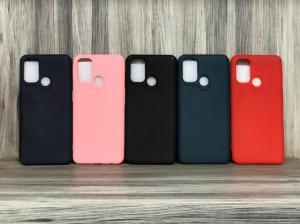 Softcase Polos Silikon 3D Camera Macaron 5 Warna Seri Infinix