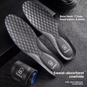 Anti-sweat Anti-odor Breathable Anti-pain Leather Insoles