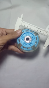 Roda Skuter 8 cm 3 Inch Anak Otoped Dorong Roda 3 Lampu Menyala Saat Berputar