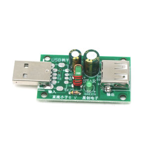 USB Chống Nhiễu Lọc Ban Loại Bỏ Tiếng Ồn 5V DC Bộ Khuếch Đại Công Suất Âm Thanh Máy Tính PC Âm Nhạc USB Thanh Lọc Đầu Nam/Nữ