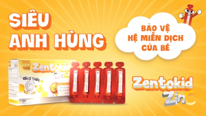 Zentokid Zinc tăng sức đề kháng tăng cường tiêu hóa cải thiện biếng ăn cho bé