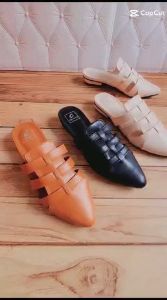 ABBUSHOES AG 36 Sendal Wanita Bapau Keronjo 3cm