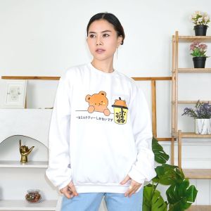 Atasan Oblong BEAR BOBBA Wanita Atau Remaja Kekinian Size L-XL-XXL