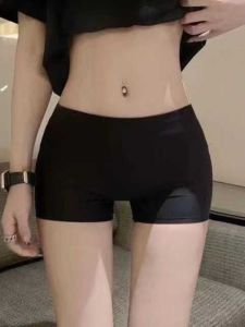 Black Modal Safety Pants Womens Summer Fashion Tape Outwear Leggings Thin Plus Size Shorts Shorts Safe Pants