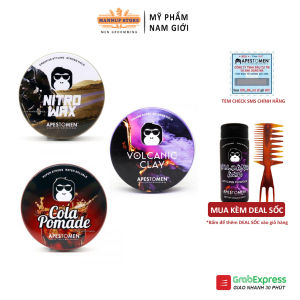 Sáp Vuốt Tóc Apestomen Volcanic Clay V5 Nitro Wax Cola Pomade 80g