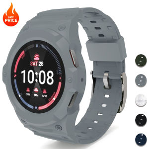 TPU Frame Shell Cover Protector Wrist Watchband Strap For Samsung Galaxy Watch 7/6/5/4 40mm 44mm Band Wristband Protective Case