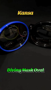 Kacamata Selam Oval Kansa Scuba Kacamata Renang Lensa Jernih Anti Bocor Tahan Air
