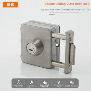 Stainless Square Sliding Glass Door Lock