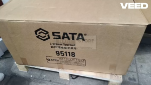95118-SATA 95118 รถเข็นเครื่องมือช่าง 2 ลิ้นชัก (2 Drawer Tools Cart) ของแท้ เกรด VDE