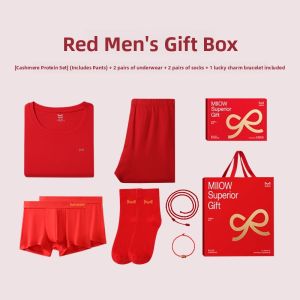 MiiOW | Warm Woolen Heated Mens Underwear Set