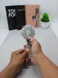 Hand Shower Tanpa Selang Simple Kamar Mandi 1/2 Inch Bahan Abs Chrome High Quality HS-79