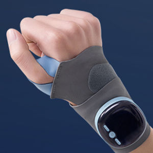 EMS Wrist Massager with Heat – Electric Muscle Stimulator for Carpal Tunnel & Wrist Pain Portable Rechargeable Device