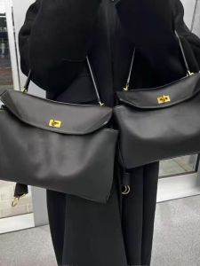 กระเป๋าสะพายข้างหนังวัวชั้นบน B-Home ใหม่ ความจุขนาดใหญ่ กระเป๋าถือแบบสะพายข้างสำหรับผู้หญิง กระเป๋าใต้วงแขนสไตล์เคเรล กระเป๋าสะพายข้างแบบลำลอง