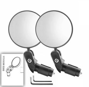 Bicycle Rearview Mirror Foldable Convex Rearview Mirror Mountain Road Bike Mirror Riding Equipment