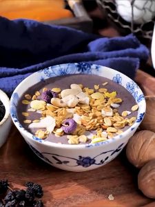 Black sesame paste 500g instant nutritious coarse grain Corn Congee instant oatmeal Black sesame paste