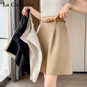 La Chapelle | Cool and Breathable Khaki Tencel Linen Culottes