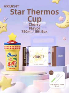 VRIUKNT | Attractive Design Straw Thermal Cup High Capacity