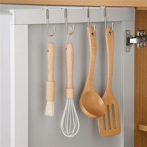 1/3Pcs Stainless Steel Multi Purpose S Hooks Heavy Duty For Clothes Towel Kitchen Bedroom Rail Storage Hangers