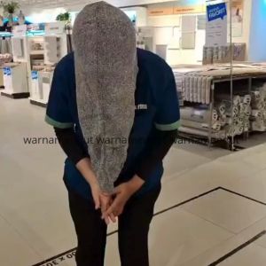 Handuk Pengering Rambut Bahan Polyester Hair Drying Towel Ukuran 65x25cm WMO IF8755
