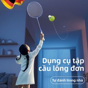 TINGSIMENG | Single Person Training Automatic Rebounding Badminton Practice Device