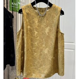 AIYITI | New Chinese Style Sleeveless Embroidery Loose Shirt