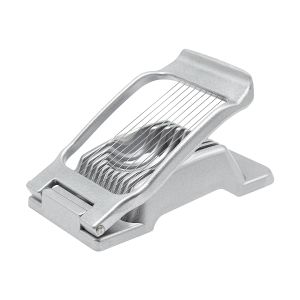 Egg Slicer Heavy Duty Aluminium Alloy Egg Slicer Cutter for Hard Boiled Eggs Multipurpose Egg Cutter Mini Manual Egg Slicer
