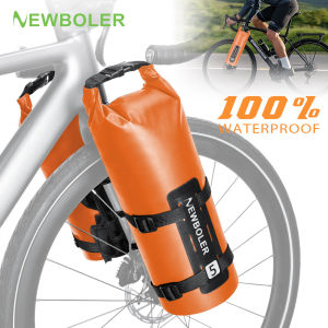 NEWBOLER New Portable Waterproof Bike Fork Bag 5L Portable Bike Bag Electric Scooter Bag Bicycle Front Bag Bicycle Fork Bag