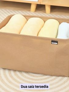 AMK Easy Folderable Clothes Jeans Pants Storage Box Thickened Steel Frame Organizer Kotak Penyimpanan Pakaian衣服收納盒