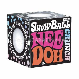 Schylling Needoh New Product NeeDoh Snow Ball Crunch Snow Ball Crunch Stress Relief Toy Anti-Anxiety Squeeze Toy Party Prop Gift