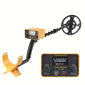เครื่องตรวจจับโลหะ TC-200 รุ่นใหม่ - เครื่องค้นหาทอง/เหล็ก/ทองแดงใต้ดินแบบปรับได้ พร้อมตัวบอกความลึก