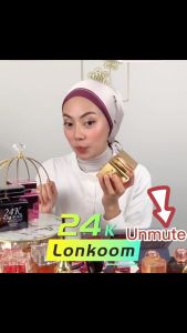 [Best Seller][Official]LONKOOM Original Perfume100ml EDP 24K Gold minyak wangi perempuan lelaki tahan lama Sweet Fruity Strawberry Vanilla Fragrance gift set for Women/men parfum100% Eau De Parfum Long Lasting Spray