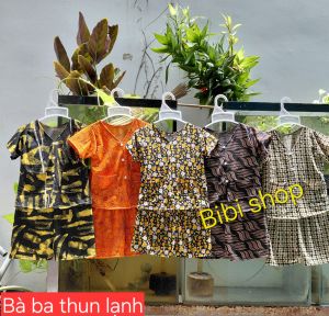 10_14kg 5 Bộ bà ba bà ngoại  bé gái đồ bộ bà ba tay dài quần dài trẻ em còn gái 1_3 tuổi. Sỉ 0x 1x