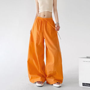 MUYUZI | Pink Linen Wide-leg Sun Protection Leisure Pants