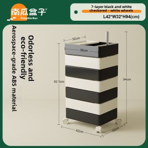 NANGUAHEZI | Multi-functional Rotating Drawer Storage Cabinet