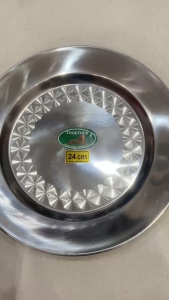 Đĩa Cạn inox Hữu Hạnh 24cm cao cấp
