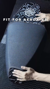 SEVEN AEROX V3 STANDARD / TURBO FLAT SEAT ASSY 3D SMOKE STYLE LIHA DESIGN SEAT ASSEMBLY FOR AEROXV3 MOTORCYCLE
