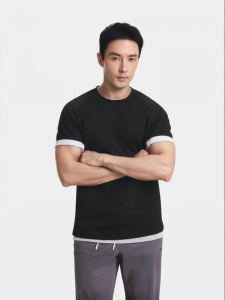 Beneunder | Mens Sweat-Free Short Sleeve T-Shirt Breathable Quick-Dry Base Shirt For Running And Sports Polyester Fiber Urban Fashion