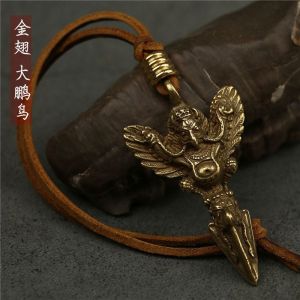 Handmade Bronze Key Pendant Tibetan Style Pure Copper Pendant Car Hanging Vintage Accessories Mens Creative Gift Metal Material