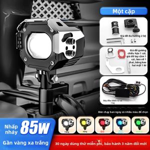 UNJOYLIOD | Đèn LED Chiếu Sáng Xe Máy Tia Sáng Gần/Xa Chớp Mạnh