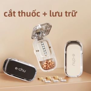 Máy Cắt Chia Viên Thuốc Có Ngăn Chứa Cho Máy Tính Bảng Nhỏ Và Lớn Máy Cắt Thuốc Đa Năng Để Đi Du Lịch Và Sử Dụng Cho Thú Cưng Nhu Cầu Hàng Ngày