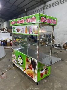 Xe bán cà phê - xe cà phê pha máy - xe cà phê đẹp